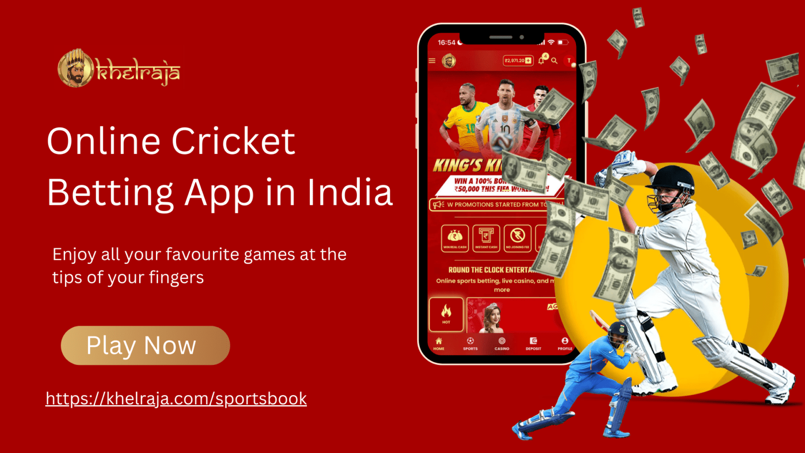 What kinds of real-money rewards could we win using KhelRaja Live Sports Betting App in India?