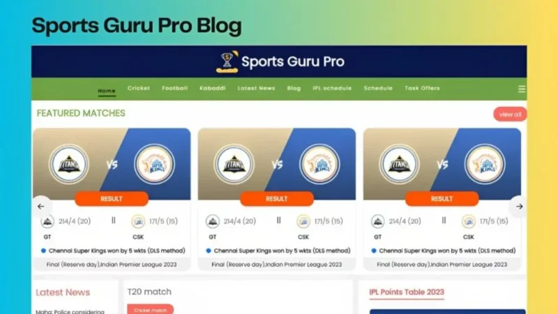 Sports Guru Pro Blog: Your Gateway to In-Depth Sports Insights