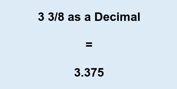 3/8 as a Decimal: A Simple Guide
