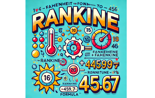 Fahrenheit to Rankine: Understanding the Temperature Conversion